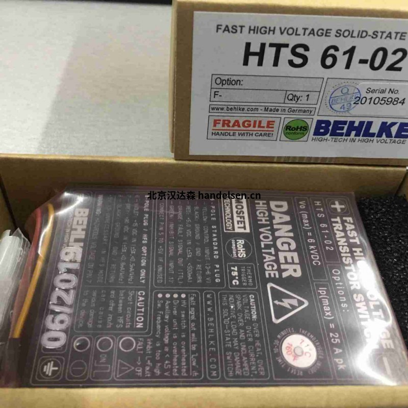 德國Behlke HTS 401-15-SiC高壓開關、 晶體管、高壓發生器、二極管