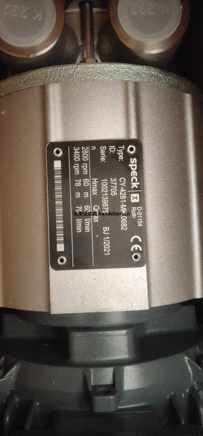 Speck Pumps 離心泵 PY-2071規格的泵產品 Speck Pumps 離心泵 PY-2071規格的泵產品