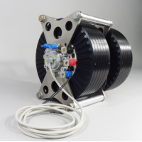 EMRAX 228    馬達 228 (109KW | 230NM)兩個電機可以堆疊在一起，以實現雙倍的功率/扭矩。