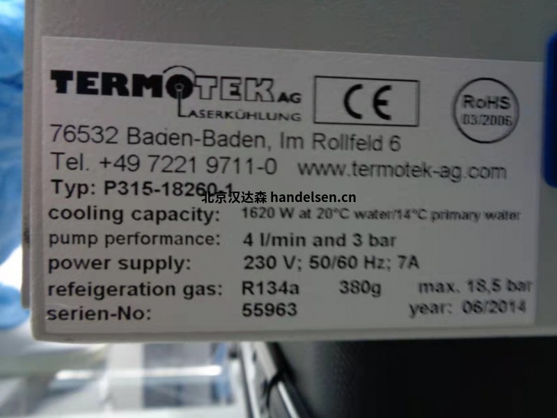 Termotek冷卻水循環泵P315-18260-1用于半導體行業 Termotek冷卻水循環泵P315-18260-1用于半導體行業