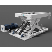 PRO-HUB 皮帶升降臺，最大高達 600 mm/s，最大有效載荷 10 t