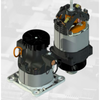 Ankarsrum 通用交流電機，可提供不同的軸承支架和各種風扇設計