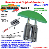 ZETASASSI? 自動直線傳動鏈張緊器 TA系列，由特殊鋁合金閥體制成
