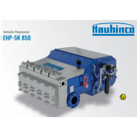 Hauhinco EHP-5K 850 五聯柱塞泵，流量可達 2109 dm/min
